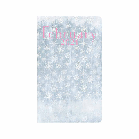 Blue Sky with Snowflakes Monthly Planner