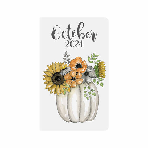 Pumpkin Floral Monthly Planner