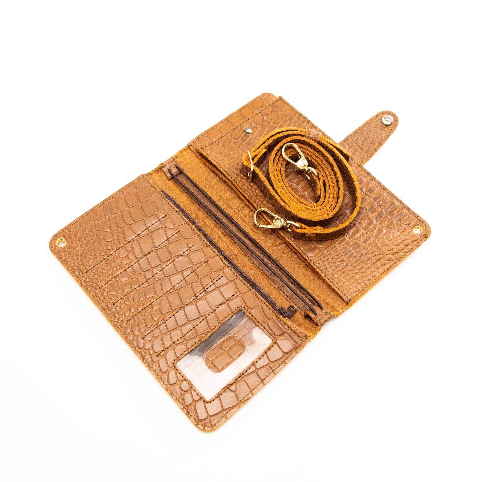 Everyday Traveler's Notebook Leather Wallet - Heritage Croc