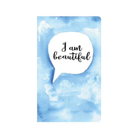 Blue Watercolor Affirmations Journal