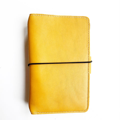 The Marigold Out and About Traveler's Leather Traveler's Notebook