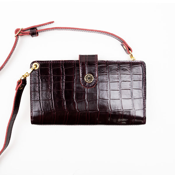 The Bordeaux Everyday Traveler's Notebook Leather Wallet