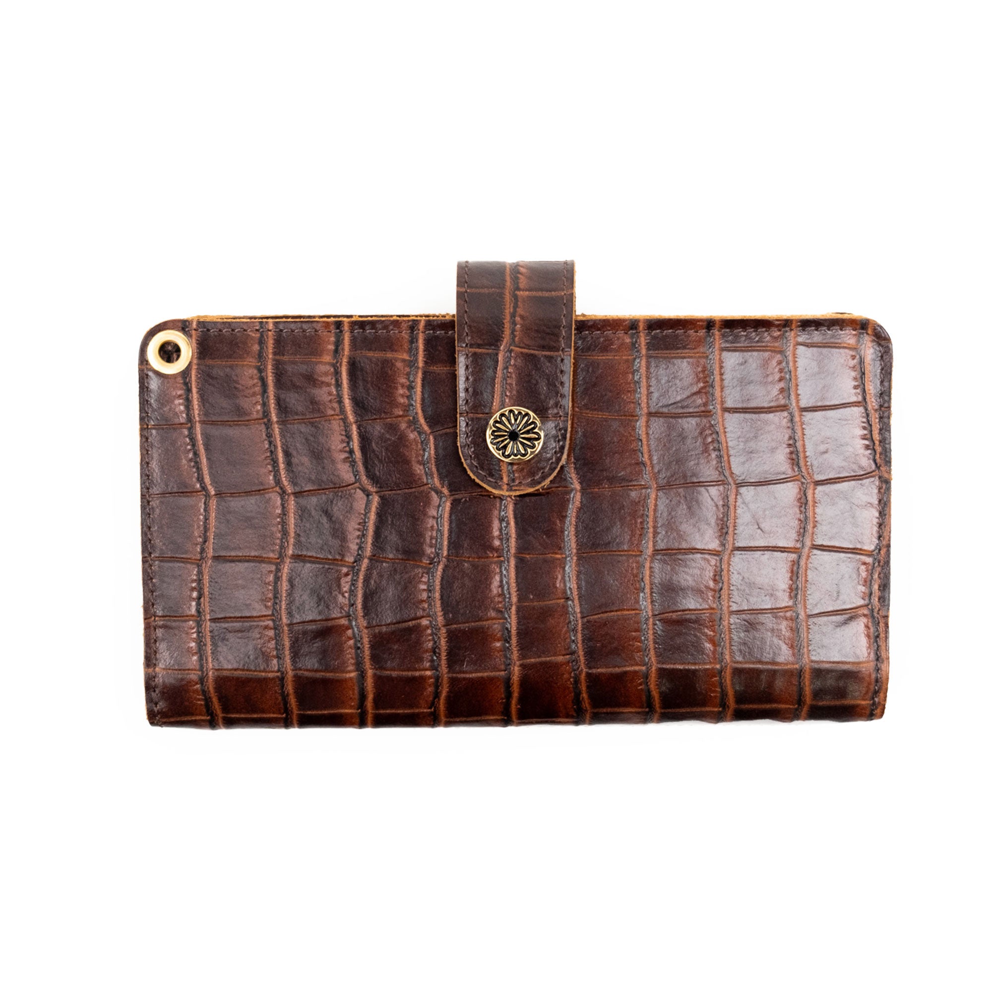 Everyday Traveler's Notebook Leather Wallet - Croc Edit
