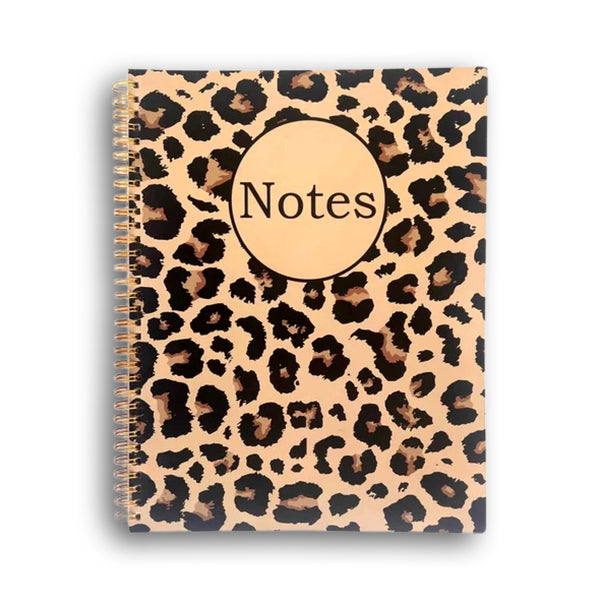 Brown Leopard - Spiral Notebook