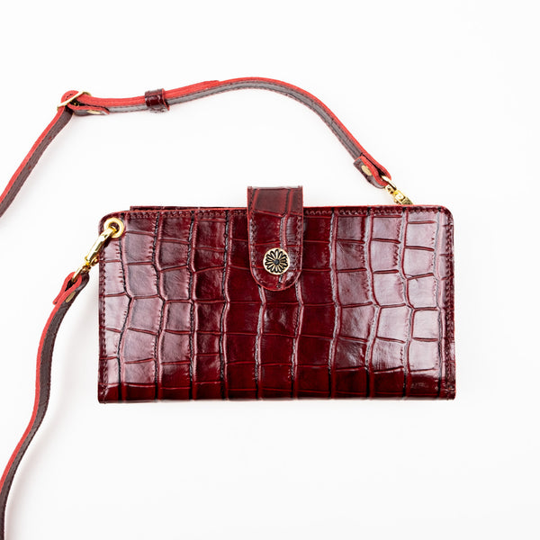 The Cabernet Everyday Traveler's Notebook Leather Wallet