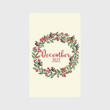 Acorns & Red Berries Wreath Planner