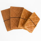 The Adelle Quilted Leather Traveler’s Notebook
