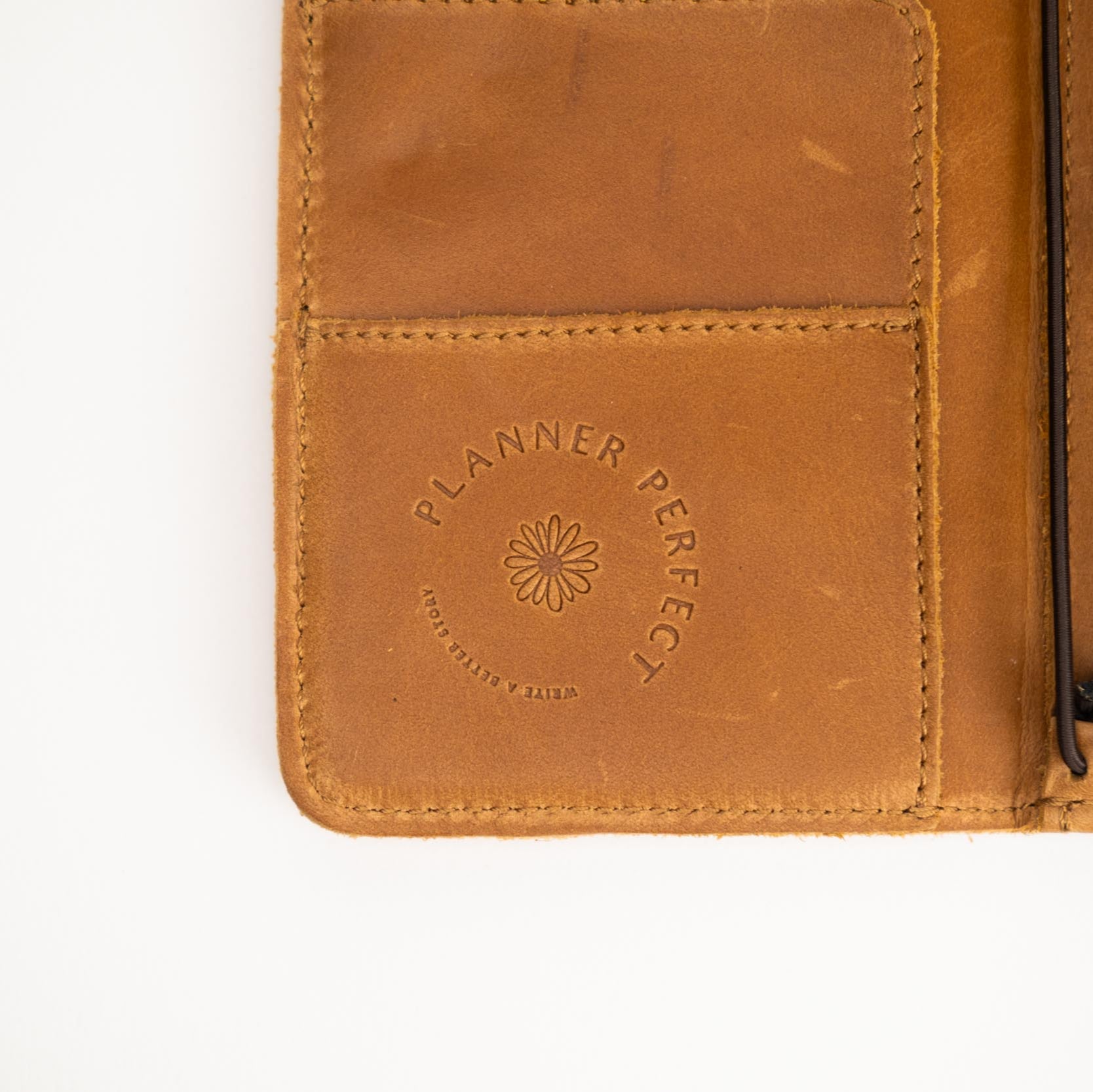 Everyday Organized Leather Travelers Notebook - Heritage Quilted