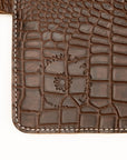 Everyday Organized Leather Travelers Notebook - Heritage Croc
