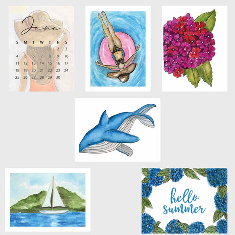 Beach Days Tip-In Collection