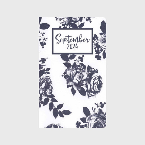 Blue Rose Buds Planner