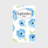 Blue Roses in Watercolor Planner