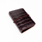 The Bordeaux Errand Runner Leather Traveler's Notebook