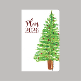 Christmas Tree in Watercolor 12 Month Planner