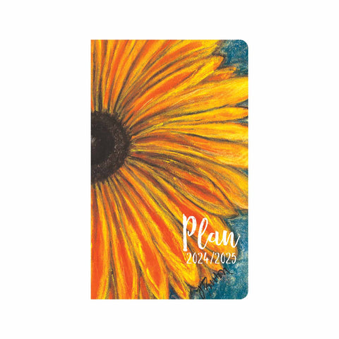 Corduroy Sunflower 12 Month Planner