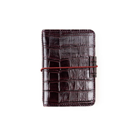 The Bordeaux Errand Runner Leather Traveler's Notebook