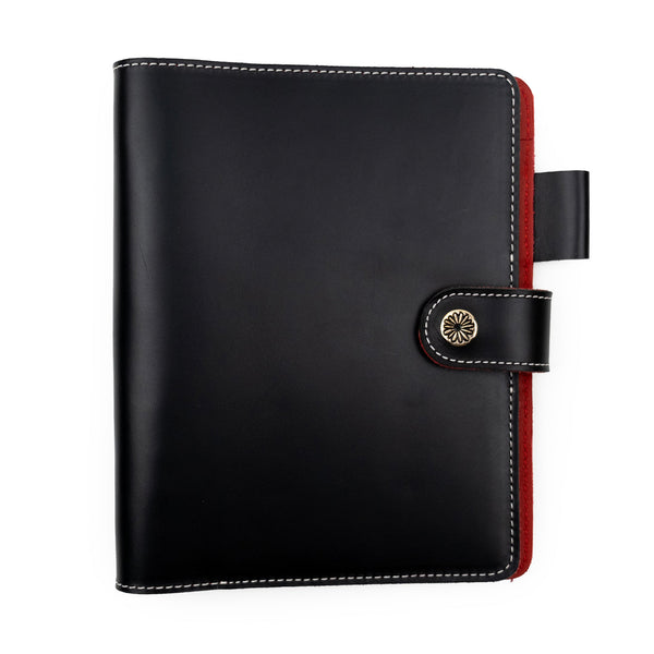 The Back Label Executive Line A5 6-Ring Leather Binder