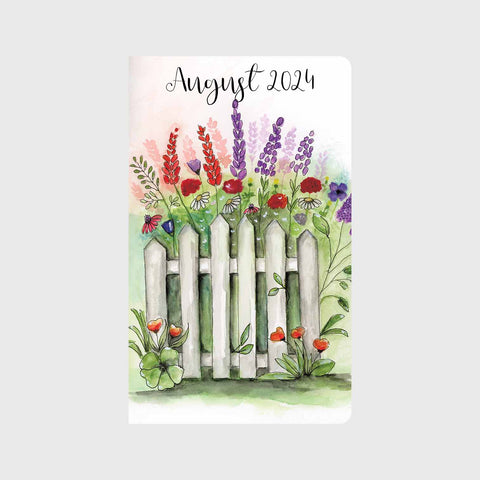 Floral Fence Monthly Planner