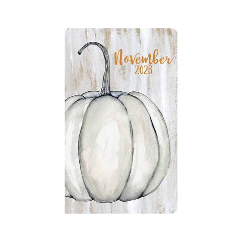 Grey Pumpkin Monthly Planner