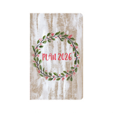 Holly Wreath 12 Month Planner