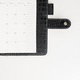 The Isabella A5 6-Ring Leather Binder