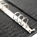The Isabella A5 6-Ring Leather Binder