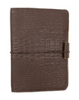Everyday Organized Leather Travelers Notebook - Heritage Croc