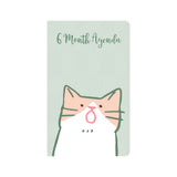 Kitty Shenanigans in Green 6 Month Agenda