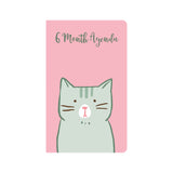 Kitty Shenanigans in Pink 6 Month Agenda