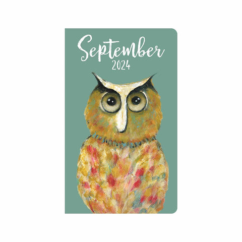 Mr Owl on Teal Planner