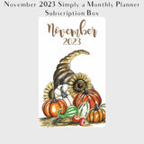 Simply a Monthly Planner Subscription