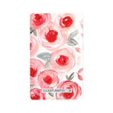 Pink & Grey Floral in Acrylic 12 month Planner