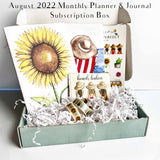 Planner Perfect Monthly Planner & Journal Subscription Box w/ Dot Grid Pages