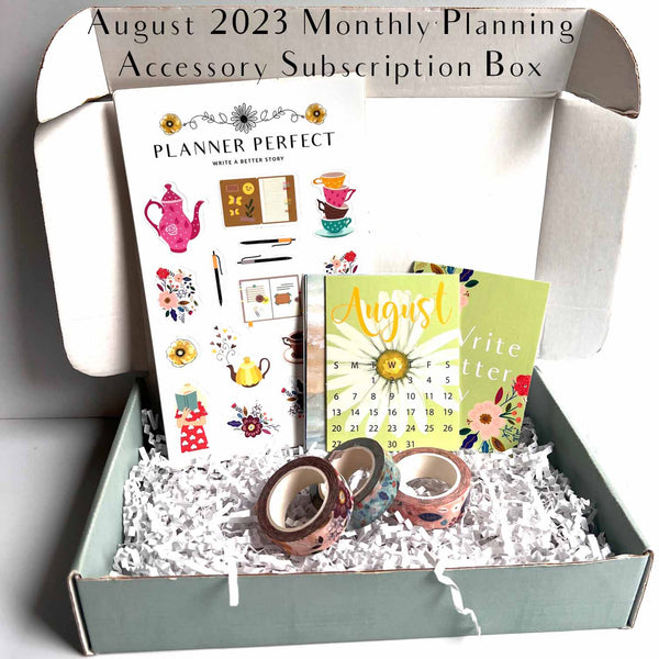Planner Perfect Planning Accessory Monthly Subscription Box – Designs ...