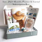 Planner Perfect Monthly Planner & Journal Subscription Box w/ Dot Grid Pages