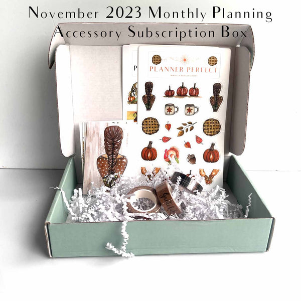 Planner Perfect Planning Accessory Monthly Subscription Box – Designs ...
