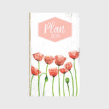 Poppy Floral 12 month Planner