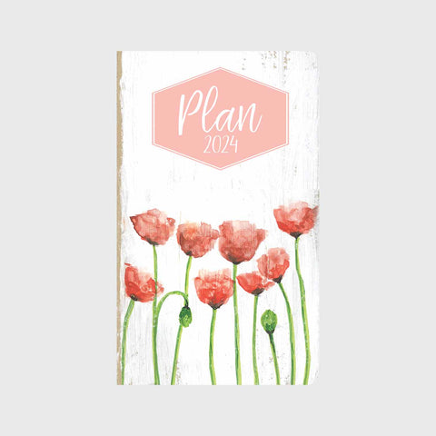 Poppy Floral 12 month Planner