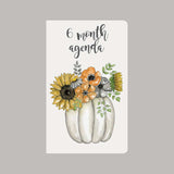 Pumpkin Floral 6 Month Agenda