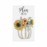 Pumpkin Floral 12 Month Planner