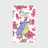 Red Rose Bluebird 12 month Planner