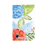 Red & Blue Floral in Watercolor Monthly Planner
