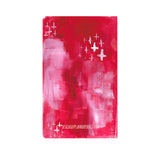 Red & White Abstract Art 12 Month Planner