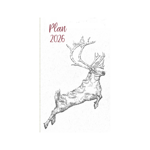 Reindeer Christmas 12 Month Planner