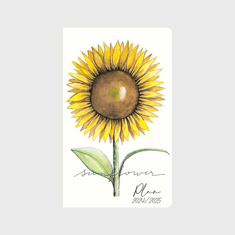 Simply Sunflower 12 Month Planner