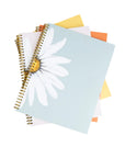 Planner Perfect Daisy Spiral Notebooks - Essential Line Colors