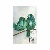 Teal Love Birds 12 Month Planner