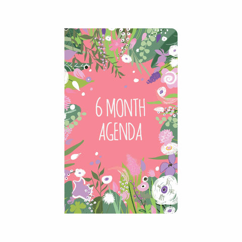 The Beginning Floral 6 Month Agenda
