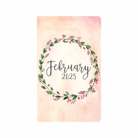 Valentine Wreath Monthly Planner