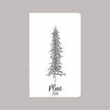 Vintage Pine Tree 12 Month Planner